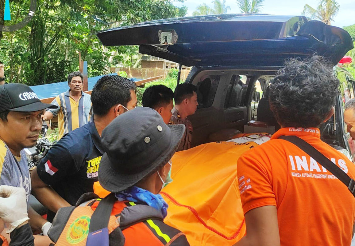 Jenazah korban Helikopter Polri jatuh di Belitung Timur (Dok Istimewa)