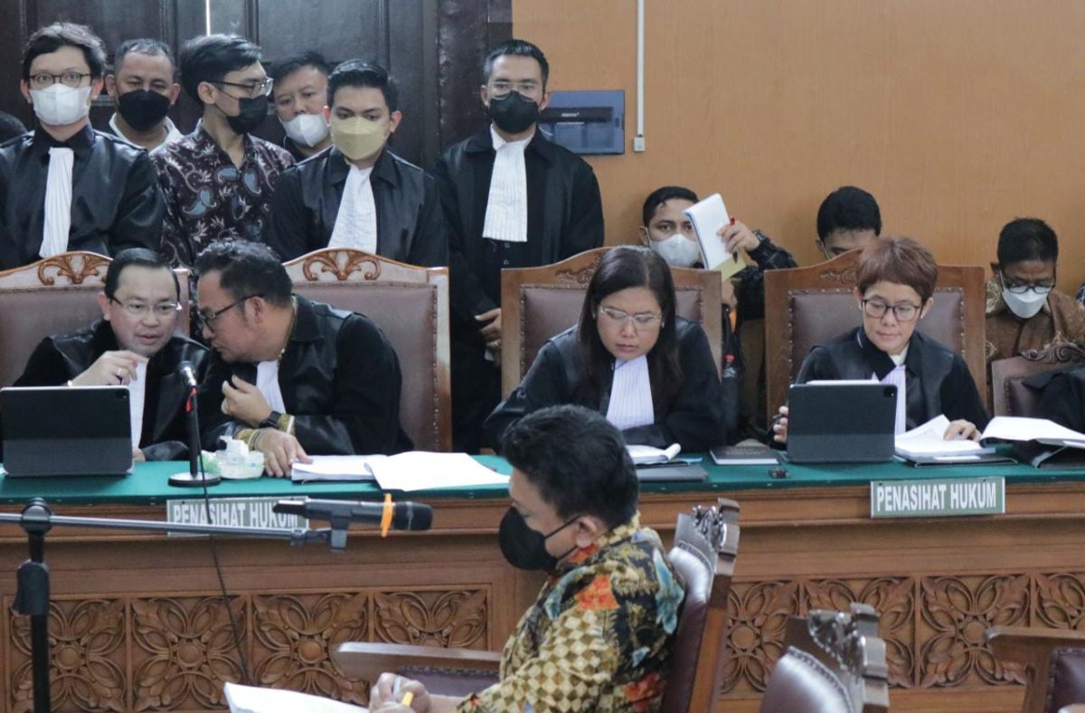 Terdakwa Ferdy Sambo di Pengadilan Negeri Jakarta Selatan
