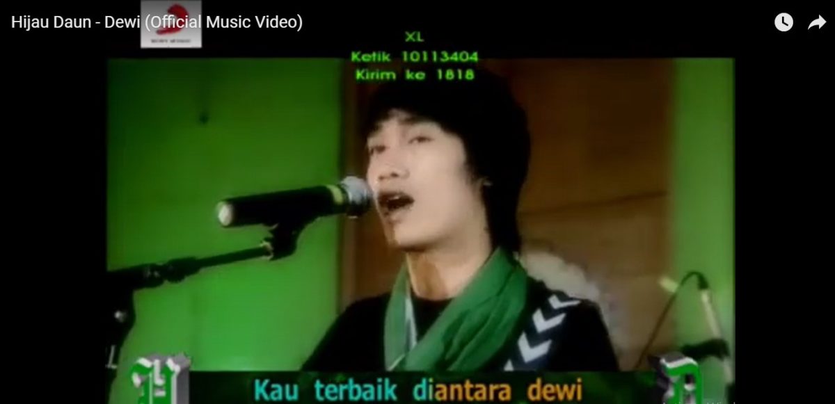 Lirik dan chord Dewi Khayalan Hijau Daun (Foto: youtube.com)