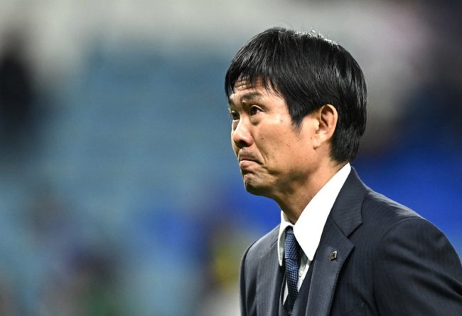 Raut wajah Hajime Moriyasu usai timnas Jepang didepak Kroasia pada babak 16 besar Piala Dunia 2022. (Foto: Reuters)
