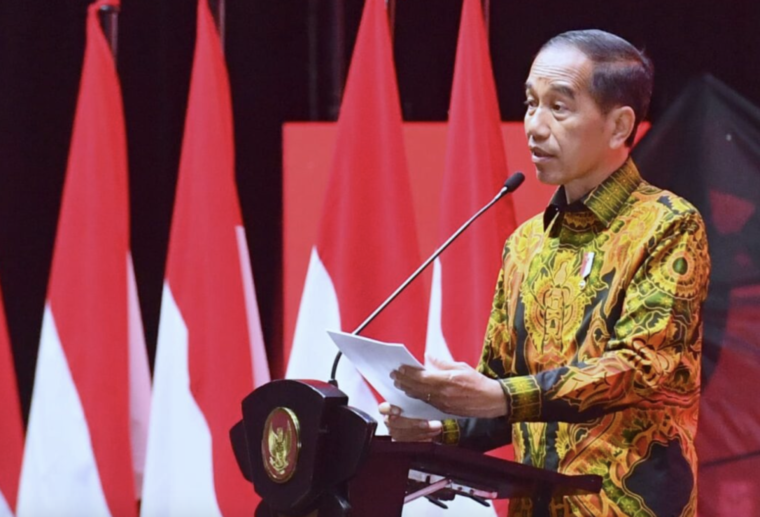 Presiden Jokowi menyampaikan lima arah penting Pemilu Serentak 2024.