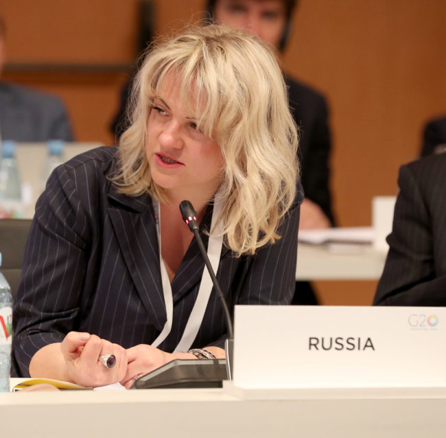 perwakilan Sherpa G20 Rusia Svetlana Lukash