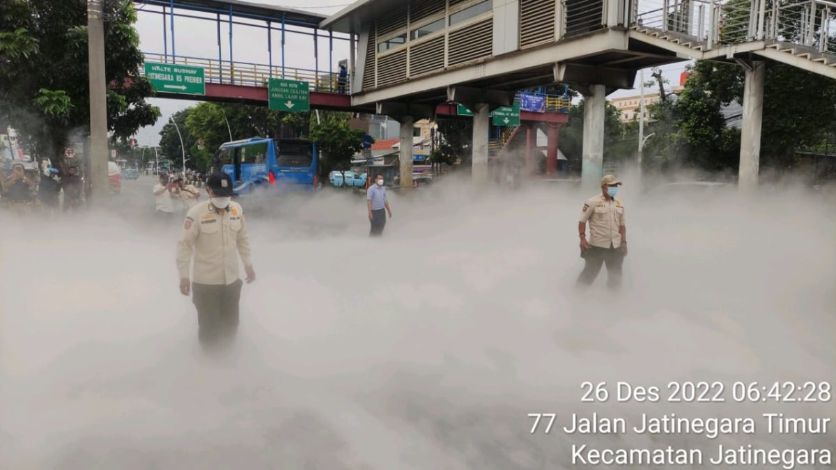 Kabut putih di Jatinegara (Dok media sosial)