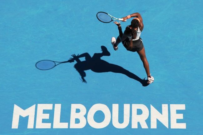 Coco Gauff di Australian Open 2023 hari kelima. (Foto: WTA)