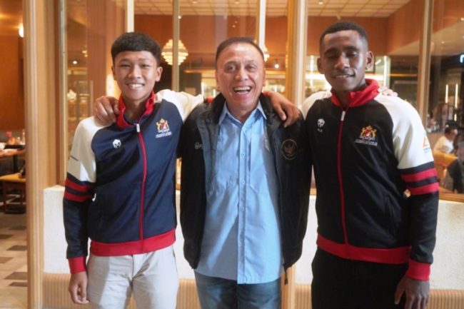 Kolaborasi PSSI dan KADIN mengirim dua pemain timnas Indonesia U-16 ke Hongaria. (Foto: PSSI)