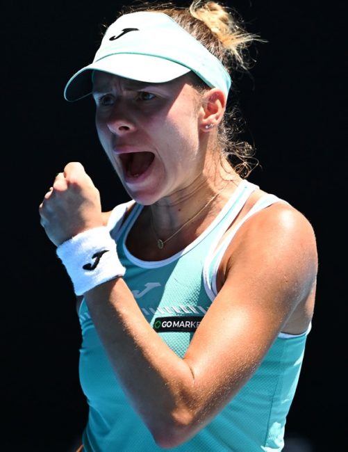 Magda Linette melaju ke babak perempat final Australian Open 2023. (Foto: WTA)