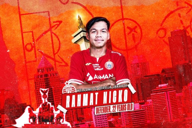 Rahmat Nicko direkrut Persija Jakarta pada bursa transfer pemain Liga 1 2022-2023 putaran kedua. (Foto: Persija Jakarta)