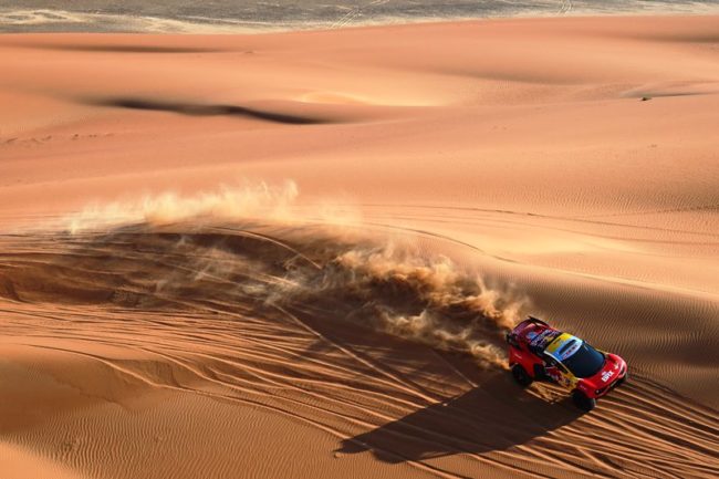 Sebastien Loeb merebut lima kemenangan etape beruntun di Reli Dakar 2023 pada Etape 12. (Foto: Bahrain Raid Xtreme)