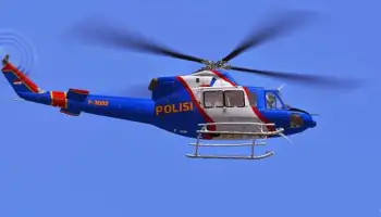 Helikopter Bell 412 SP Reg milik Polri.