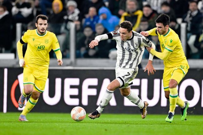Hasil Juventus Vs Nantes dalam leg 1 playoff babak 16 besar Liga Europa 2022-2023. (Foto: Juventus FC)
