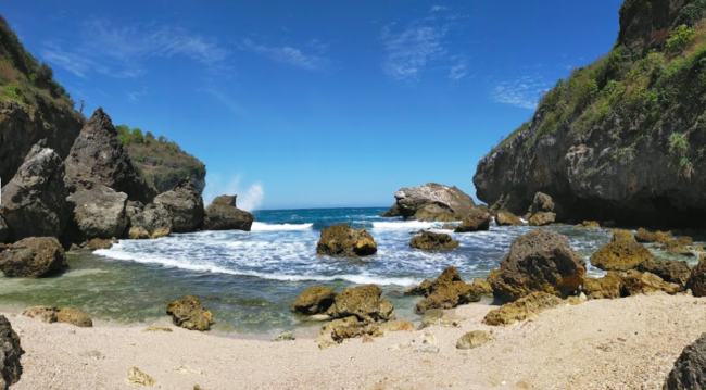 Pantai Wohkudu Jogja (Foto: Tangkapan Layar google maps @Meifi Nandya)