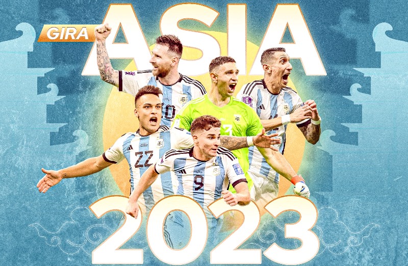 jadwal argentina tour asia 2023