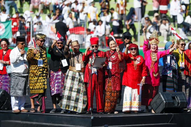 Dinasti Nusantara yang merupakan perkumpulan para petinggi adat melakukan deklarasi dukungan terhadap calon presiden Ganjar Pranowo