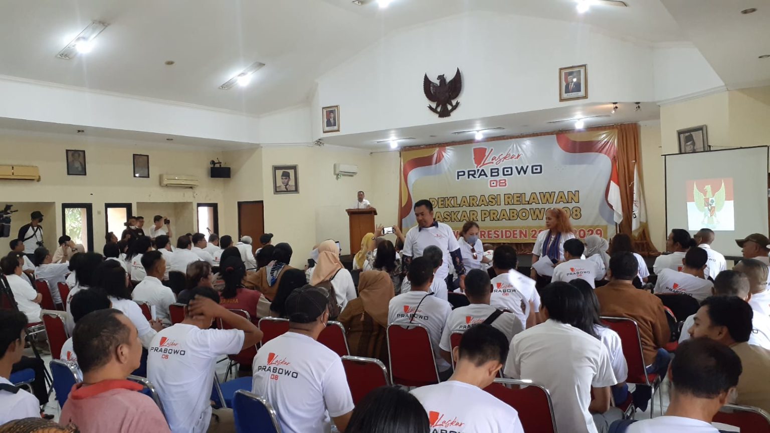 Deklarasi pembentukan Laskar Prabowo 08 (Dok Istimewa untuk Konteks.co.id)