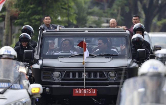Prabowo Subianto, Erick Thohir dan Presiden Jokowi. (IG Prabowo)