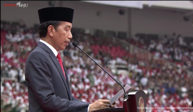 Presiden Jokowi minta Polri berbenah, tak tajam ke bawah tumpul ke atas (Dok YouTube Setpres)