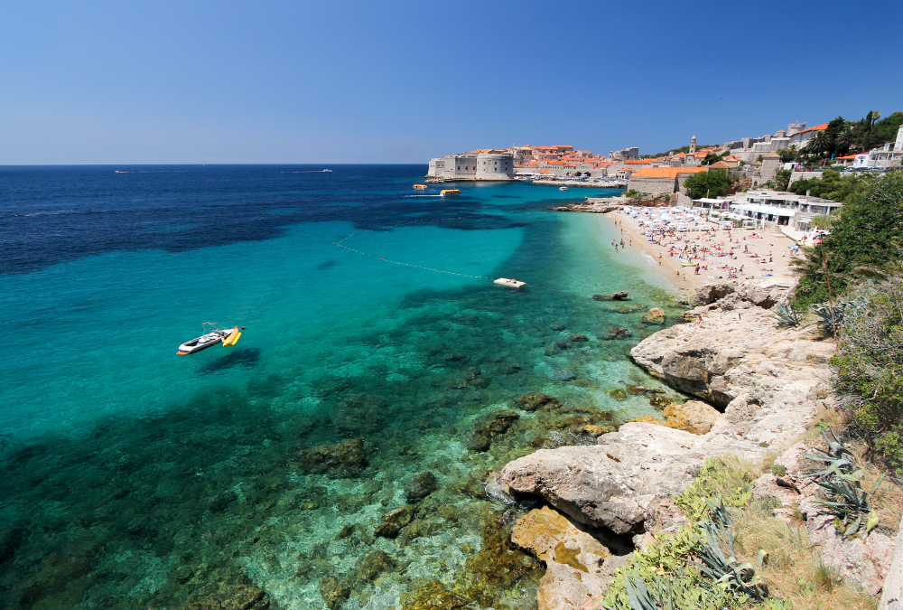 Pantai Banje, Dubrovnik, Kroasia