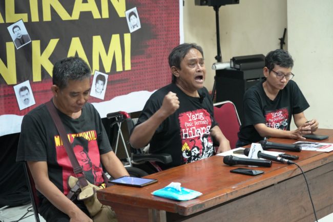 Forum Rakyat Demokratik Pro Korban Penculikan kecam dukungan Budiman Sudjatmiko kepada Prabowo Subianto.