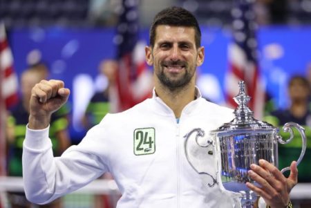 Raih 24 Gelar Grand Slam di US Open 2023, Novak Djokovic Heran. (Foto: tennis)