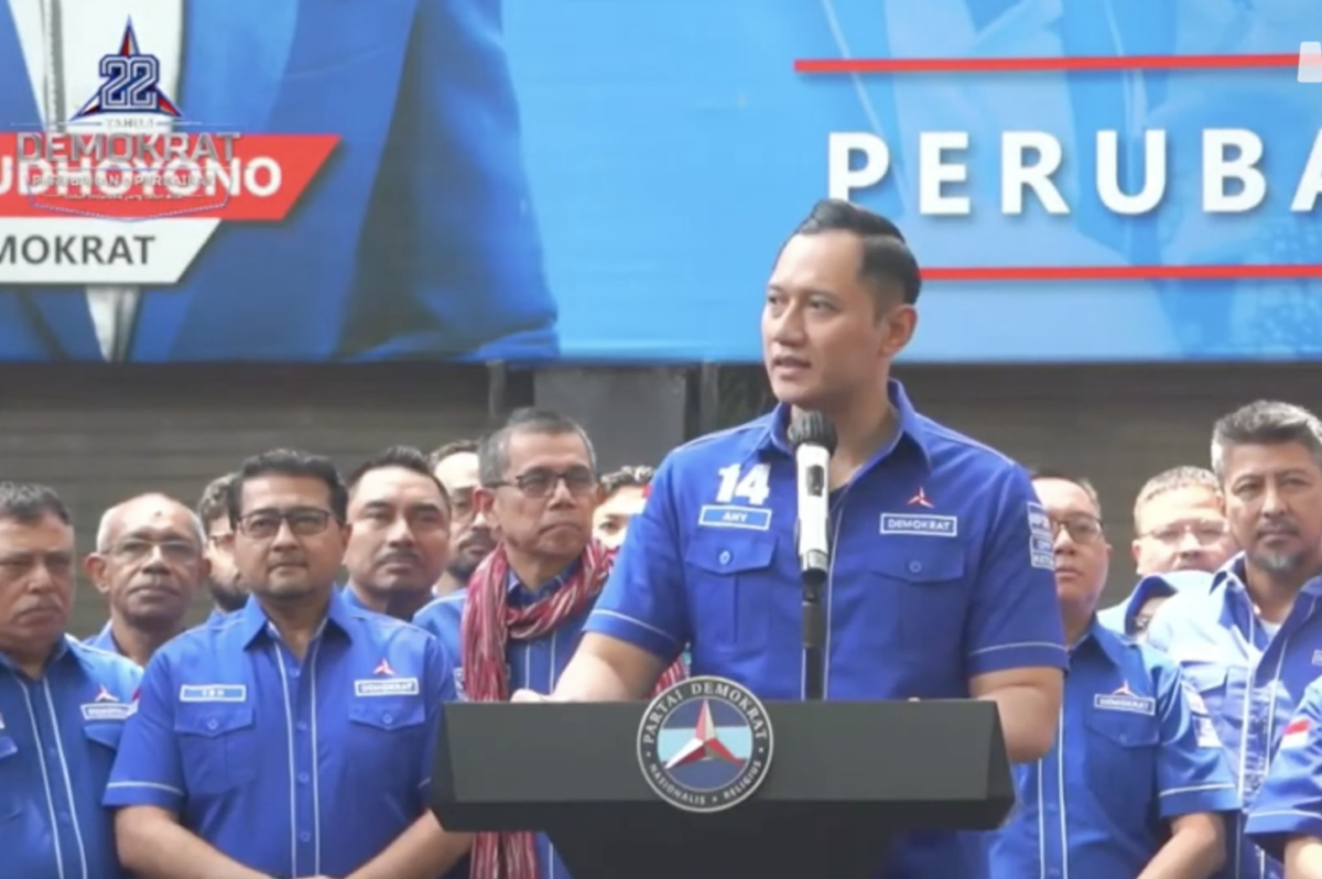 Ketum Partai Demokrat Agus Harimurti Yudhoyono (AHY) menyampaikan sikap dan posisi Partai Demokrat.