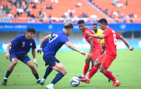 Indra Sjafri komentari kekalahan Timnas Indonesia U-24 dari China Taipei pada matchday 2 Grup F sepak bola Asian Games Hangzhou. (Foto: NOC Indonesia)