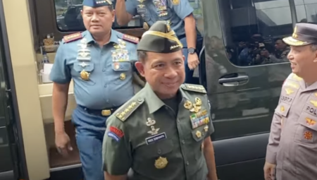 KSAD Jenderal Agus Subiyanto sudah berada di Gedung DPR untuk melaksanakan fit and proper test