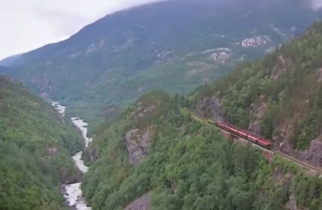 White Pass and Yukon Route, , salah satu jalur kereta api paling ekstrem di dunia (Dok YouTube Support)