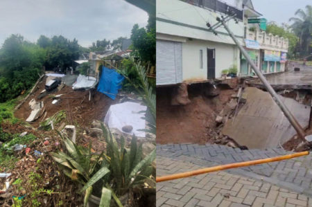 Tak Hanya Banjir, Cuaca Ekstrem di Semarang Sebabkan Tanah Longsor Hingga Mobil Terperosok