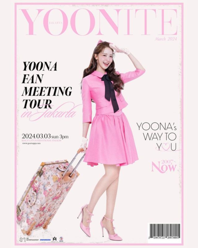 Poster resmi Fan Meeting Yoona di Indonesia 