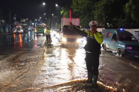 Banjir Simpang Hek (Dok TMC Polda Metro Jaya)