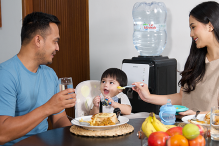 Galon Le Minerale BPA Free yang aman untuk keluarga. (Foto: dok. Le Minerale)
