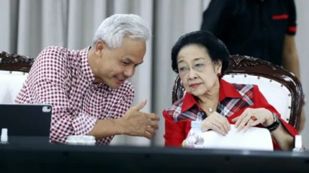 Ganjar Pranowo bertemu Ketua Umum PDIP Megawati Soekarnoputri di Teuku Umar (Dok DPP PDIP)